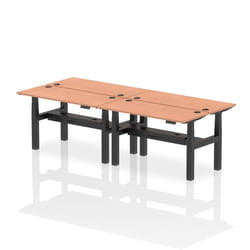 Dynamic Air Back-to-Back W1400 x D600mm Height Adjustable Sit Stand 4