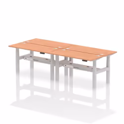 Dynamic Air Back-to-Back W1400 x D600mm Height Adjustable Sit Stand 4