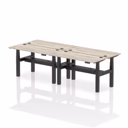 Dynamic Air Back-to-Back W1400 x D600mm Height Adjustable Sit Stand 4