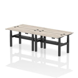 Dynamic Air Back-to-Back W1400 x D600mm Height Adjustable Sit Stand 4