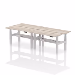 Dynamic Air Back-to-Back W1400 x D600mm Height Adjustable Sit Stand 4