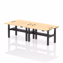 Dynamic Air Back-to-Back W1400 x D600mm Height Adjustable Sit Stand 4