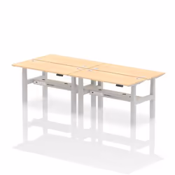 Dynamic Air Back-to-Back W1400 x D600mm Height Adjustable Sit Stand 4