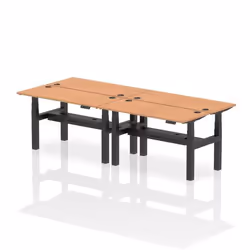 Dynamic Air Back-to-Back W1400 x D600mm Height Adjustable Sit Stand 4