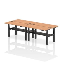 Dynamic Air Back-to-Back W1400 x D600mm Height Adjustable Sit Stand 4