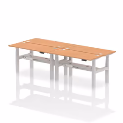 Dynamic Air Back-to-Back W1400 x D600mm Height Adjustable Sit Stand 4