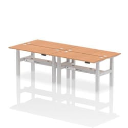 Dynamic Air Back-to-Back W1400 x D600mm Height Adjustable Sit Stand 4