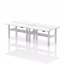 Dynamic Air Back-to-Back W1400 x D600mm Height Adjustable Sit Stand 4