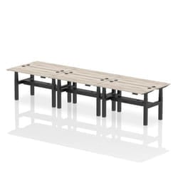 Dynamic Air Back-to-Back W1400 x D600mm Height Adjustable Sit Stand 6