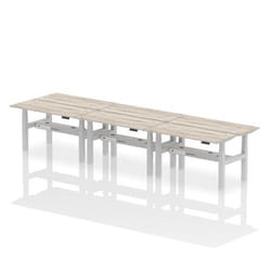 Dynamic Air Back-to-Back W1400 x D600mm Height Adjustable Sit Stand 6