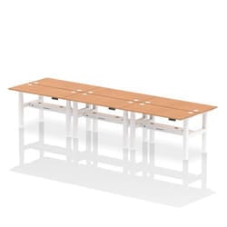 Dynamic Air Back-to-Back W1400 x D600mm Height Adjustable Sit Stand 6