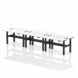 Dynamic Air Back-to-Back W1400 x D600mm Height Adjustable Sit Stand 6