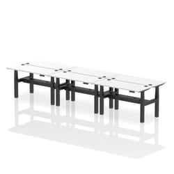 Dynamic Air Back-to-Back W1400 x D600mm Height Adjustable Sit Stand 6