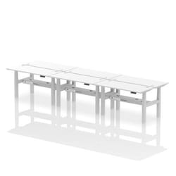 Dynamic Air Back-to-Back W1400 x D600mm Height Adjustable Sit Stand 6