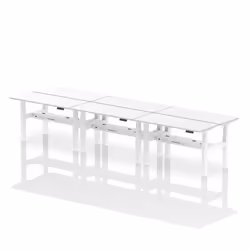 Dynamic Air Back-to-Back W1400 x D600mm Height Adjustable Sit Stand 6