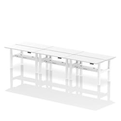 Dynamic Air Back-to-Back W1400 x D600mm Height Adjustable Sit Stand 6