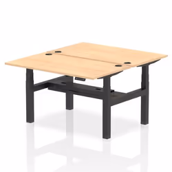 Dynamic Air Back-to-Back W1400 x D800mm Height Adjustable Sit Stand 2