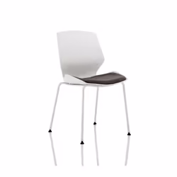 Florence is totally contemporary white shell seating for the modern. hard-working office space.