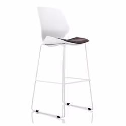 Florence is totally contemporary white shell seating for the modern. hard-working office space.