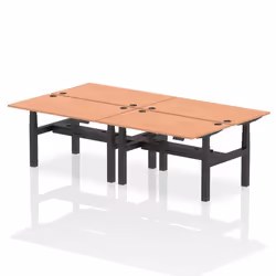 Dynamic Air Back-to-Back W1400 x D800mm Height Adjustable Sit Stand 4