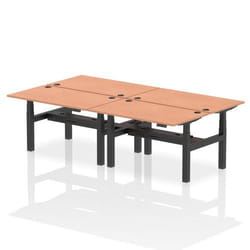 Dynamic Air Back-to-Back W1400 x D800mm Height Adjustable Sit Stand 4