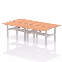 Dynamic Air Back-to-Back W1400 x D800mm Height Adjustable Sit Stand 4