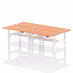 Dynamic Air Back-to-Back W1400 x D800mm Height Adjustable Sit Stand 4
