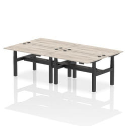 Dynamic Air Back-to-Back W1400 x D800mm Height Adjustable Sit Stand 4
