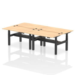 Dynamic Air Back-to-Back W1400 x D800mm Height Adjustable Sit Stand 4
