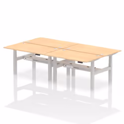 Dynamic Air Back-to-Back W1400 x D800mm Height Adjustable Sit Stand 4
