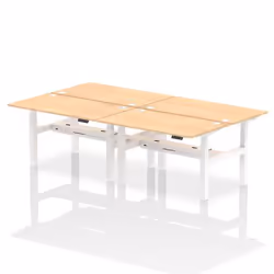 Dynamic Air Back-to-Back W1400 x D800mm Height Adjustable Sit Stand 4