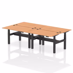 Dynamic Air Back-to-Back W1400 x D800mm Height Adjustable Sit Stand 4