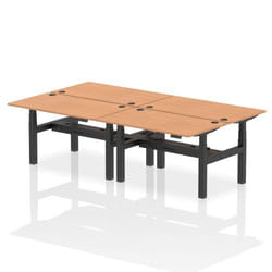 Dynamic Air Back-to-Back W1400 x D800mm Height Adjustable Sit Stand 4