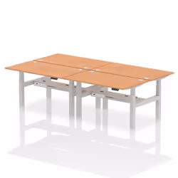 Dynamic Air Back-to-Back W1400 x D800mm Height Adjustable Sit Stand 4