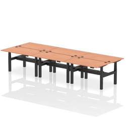 Dynamic Air Back-to-Back W1400 x D800mm Height Adjustable Sit Stand 6