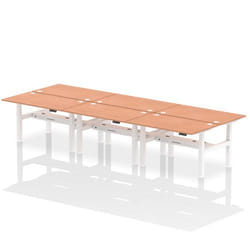 Dynamic Air Back-to-Back W1400 x D800mm Height Adjustable Sit Stand 6