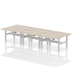 Dynamic Air Back-to-Back W1400 x D800mm Height Adjustable Sit Stand 6