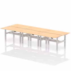 Dynamic Air Back-to-Back W1400 x D800mm Height Adjustable Sit Stand 6