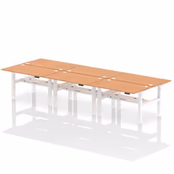 Dynamic Air Back-to-Back W1400 x D800mm Height Adjustable Sit Stand 6
