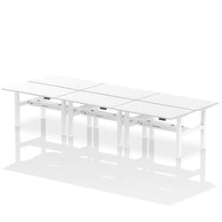 Dynamic Air Back-to-Back W1400 x D800mm Height Adjustable Sit Stand 6
