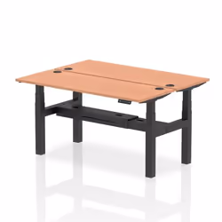 Dynamic Air Back-to-Back W1600 x D600mm Height Adjustable Sit Stand 2