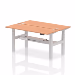 Dynamic Air Back-to-Back W1600 x D600mm Height Adjustable Sit Stand 2