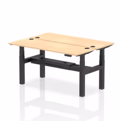 Dynamic Air Back-to-Back W1600 x D600mm Height Adjustable Sit Stand 2