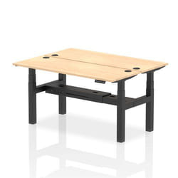 Dynamic Air Back-to-Back W1600 x D600mm Height Adjustable Sit Stand 2