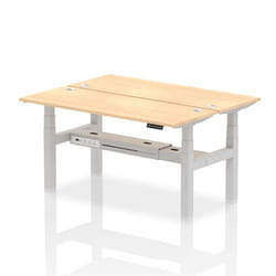 Dynamic Air Back-to-Back W1600 x D600mm Height Adjustable Sit Stand 2