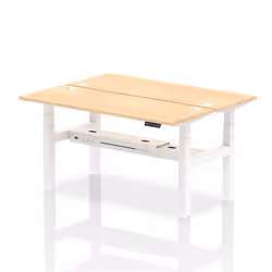 Dynamic Air Back-to-Back W1600 x D600mm Height Adjustable Sit Stand 2