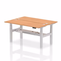 Dynamic Air Back-to-Back W1600 x D600mm Height Adjustable Sit Stand 2