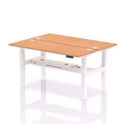 Dynamic Air Back-to-Back W1600 x D600mm Height Adjustable Sit Stand 2