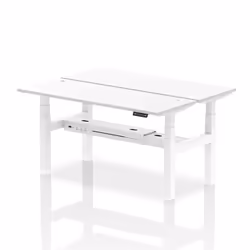 Dynamic Air Back-to-Back W1600 x D600mm Height Adjustable Sit Stand 2