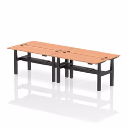 Dynamic Air Back-to-Back W1600 x D600mm Height Adjustable Sit Stand 4